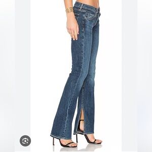 rag & bone jean Lottie split bootcut leg jean with released hem sz 28 NWOT PAZ